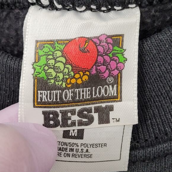 Vintage Angry Face Sweatshirt Womens Medium 21x22 Baggy Boxy - Picture 6 of 14